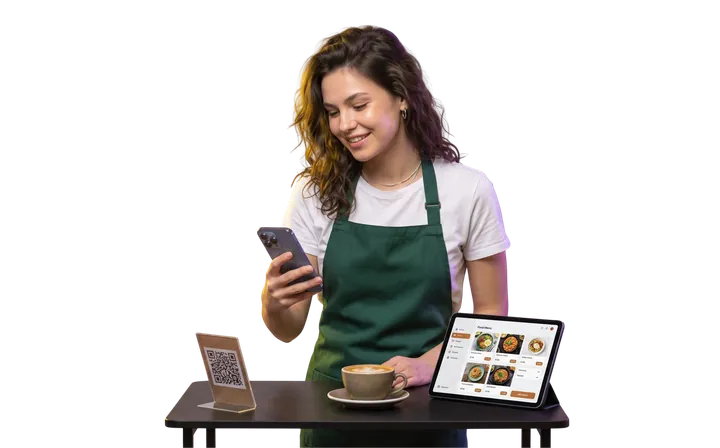 Restaurant and café QR ordering by Braintisa